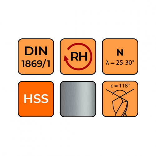 Vrták do kovu HSS 3,0 mm 150/100 mm (predĺžený)