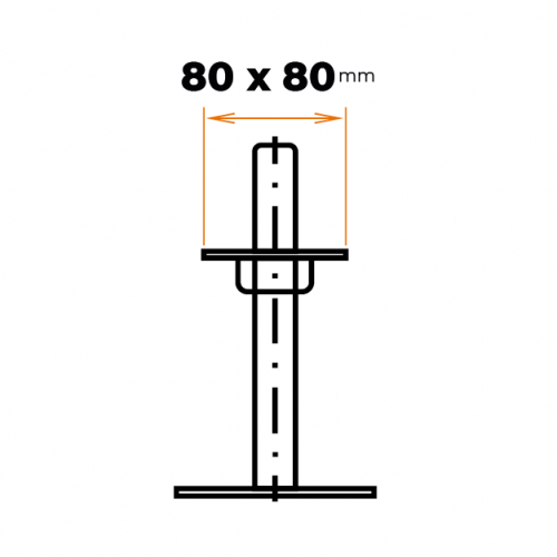 Pätka piliera BV/P 14-1 / 200 mm