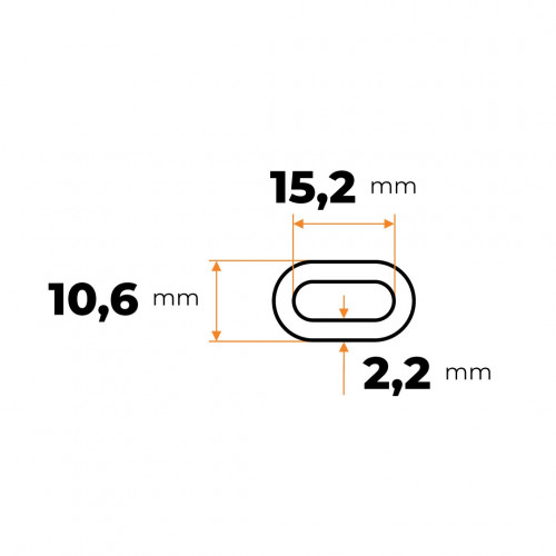 Reťaz 2,2 mm poniklovaná ozdobná 