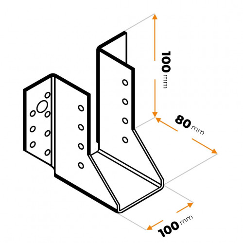 Strmeň BV/T 11-27 / 100 x 100 mm