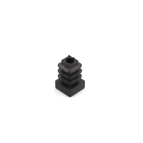 Záslepka štvorcová 10 x 10 mm / 0,8 - 1,5 mm (čierna)