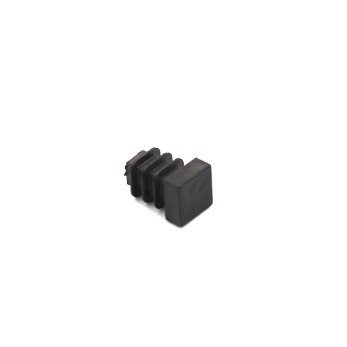 Záslepka štvorcová 10 x 10 mm / 0,8 - 1,5 mm (čierna)