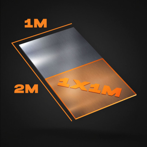 Plech ZN 0,55 / 1000 x 2000 mm