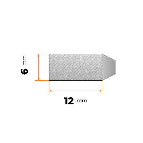 Tyč plochá 12 x 6 mm