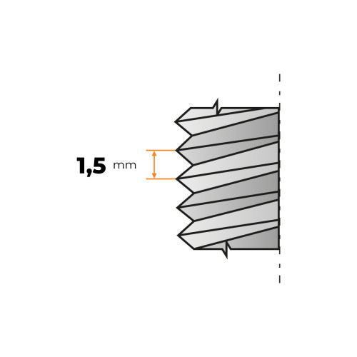 Závitová tyč M10 / 1000 mm, 8.8, ZN, DIN 975