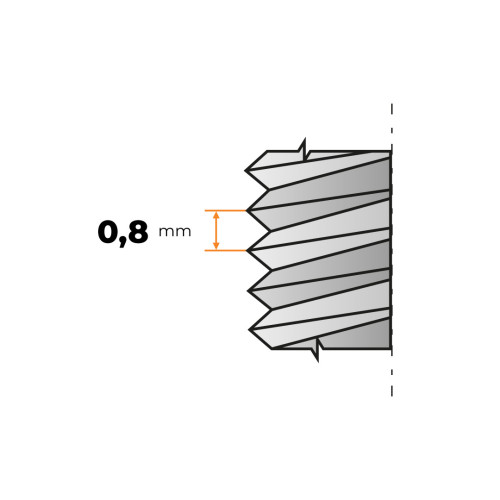 Závitová tyč M5 / 1000 mm, 4.8, ZN, DIN 975