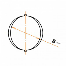 Oceľ betonárska 8 mm