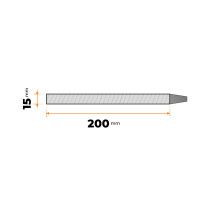 Tyč plochá 200 x 15 mm