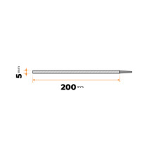 Tyč plochá 200 x 5 mm