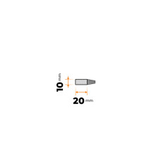 Tyč plochá 20 x 10 mm
