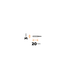 Tyč plochá 20 x 3 mm