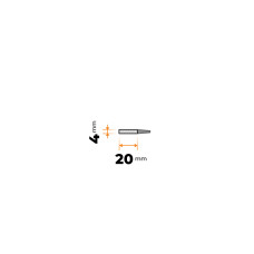 Tyč plochá 20 x 4 mm