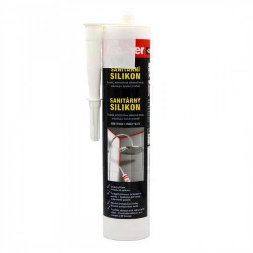 Silikón sanitárny biely 310 ml