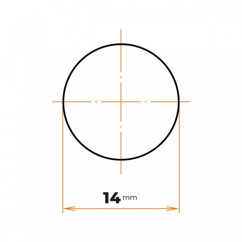 Tyč kruhová 14 mm