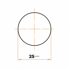 Tyč kruhová 25 mm