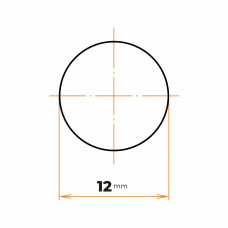 Tyč kruhová presná 12 mm