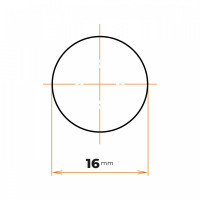 Tyč kruhová H9 presná 16 mm