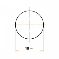 Tyč kruhová H9 presná 18 mm