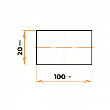 Tyč plochá 100 x 20 mm