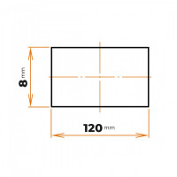 Tyč plochá 120 x 8 mm