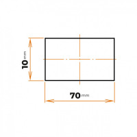 Tyč plochá 70 x 10 mm