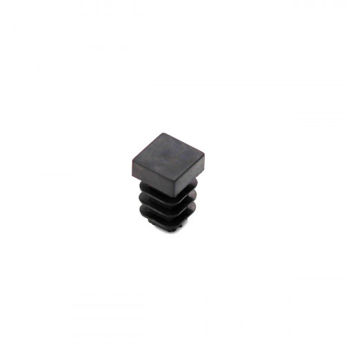 Záslepka štvorcová 10 x 10 mm / 0,8 - 1,5 mm (čierna)